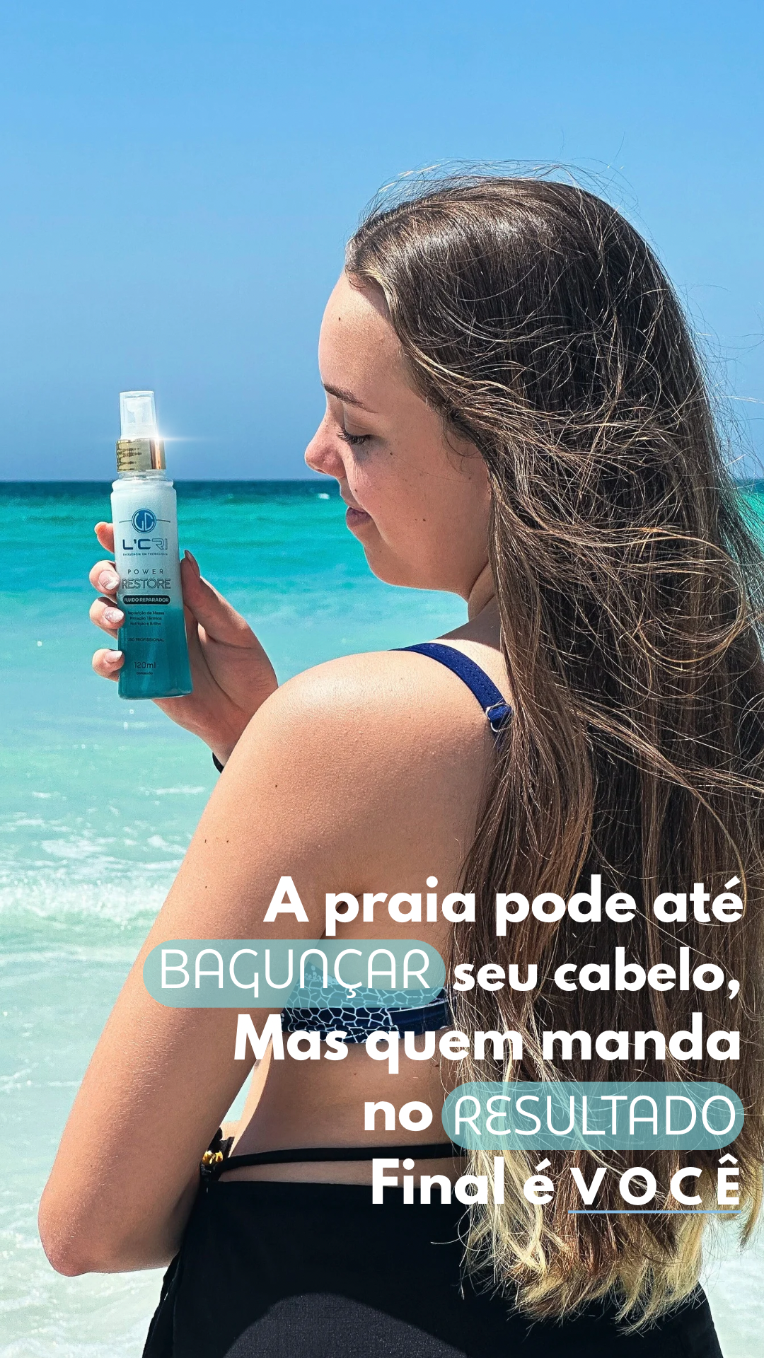 Kit System Restore Efeito Teia Profissional + Bifásico Fluido L'Cri