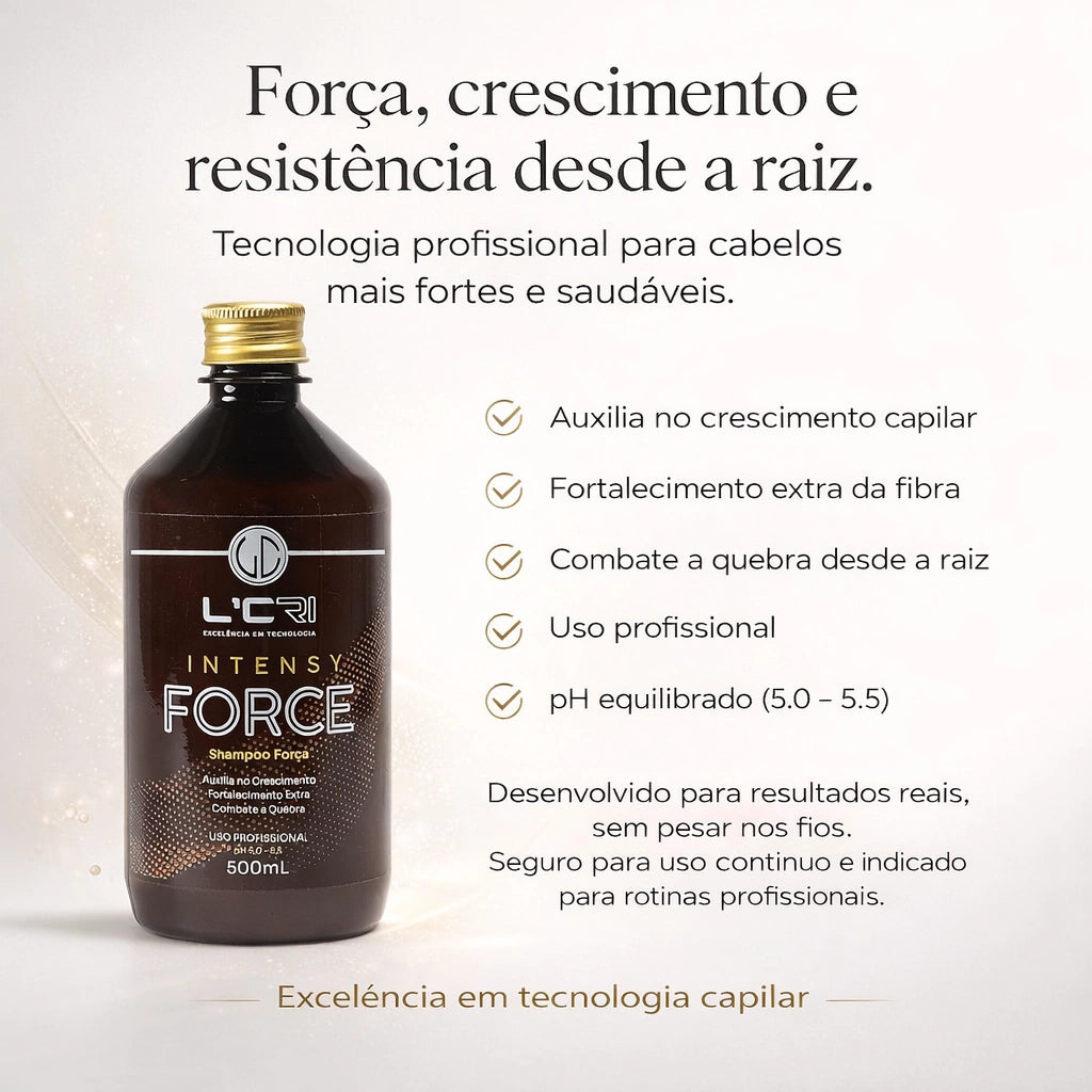 Kit Força Crescimento Capilar Intensy Force L'Cri com Brindes - imagem 2