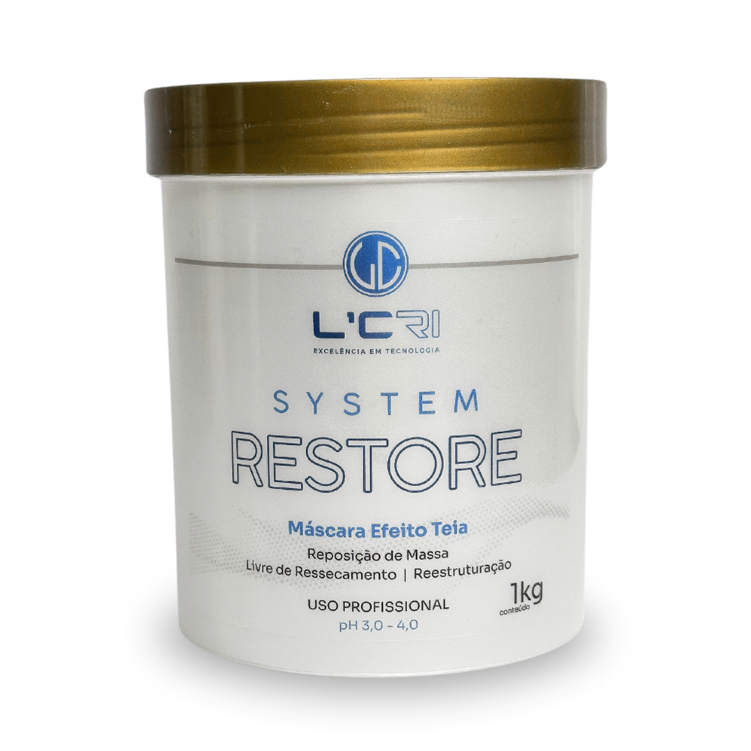 Kit System Restore Efeito Teia Profissional + Bifásico Fluido L'Cri