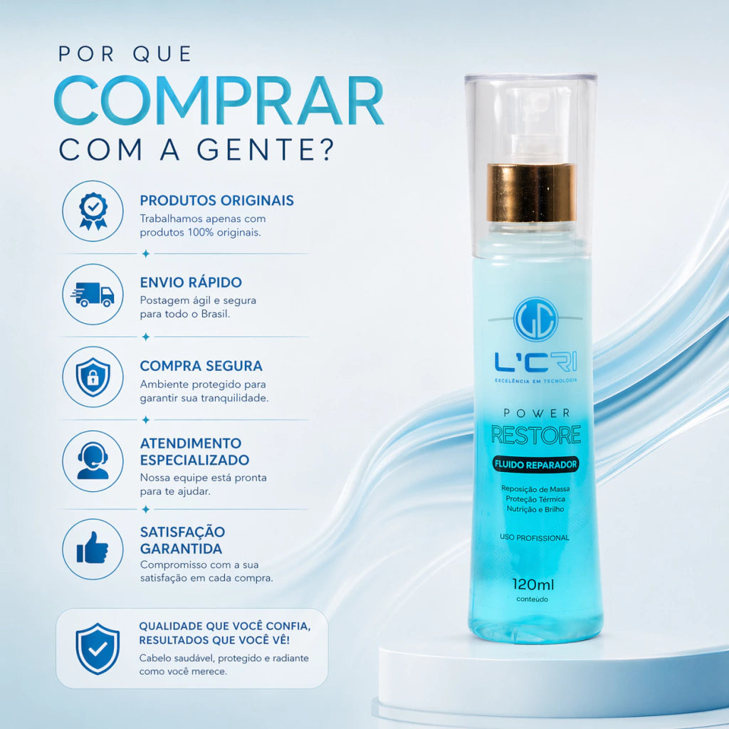 Fluido Bifásico Power Restore L'Cri 120ml - imagem 2