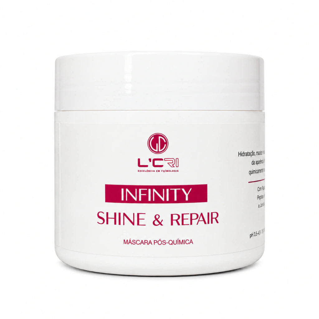 Máscara Infinity Shine & Repair Pós Química L'Cri 500g