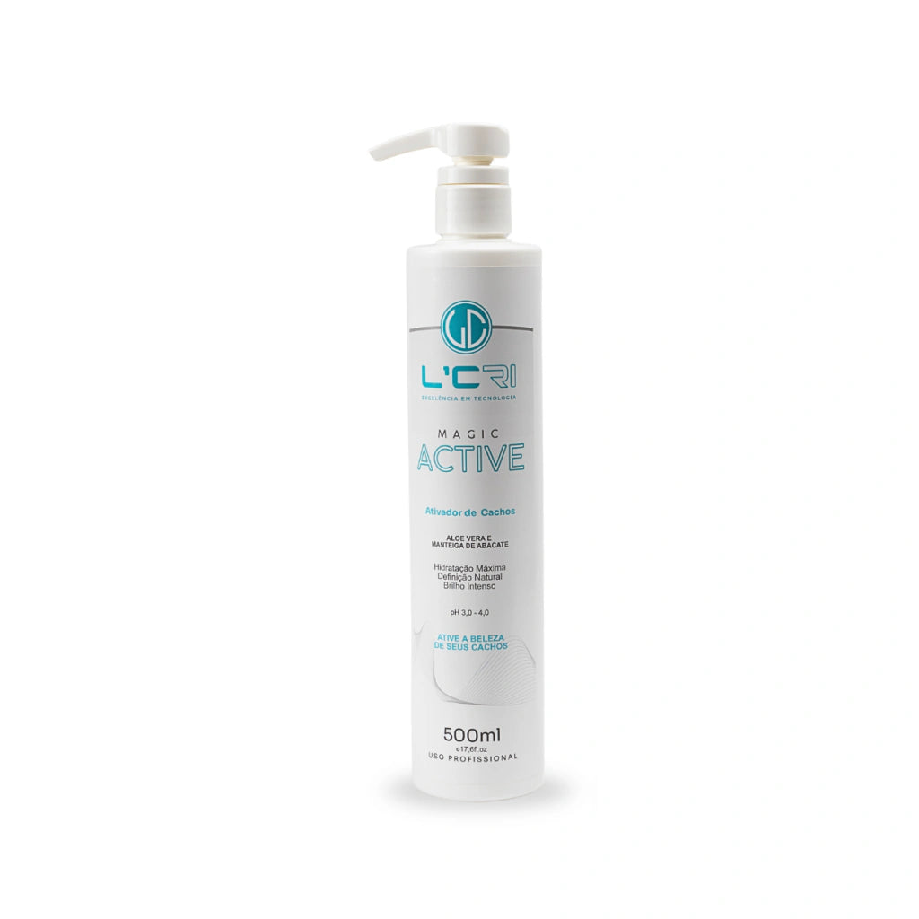 Ativador de Cachos Magic Active com Aloe Vera L'cri 500ml
