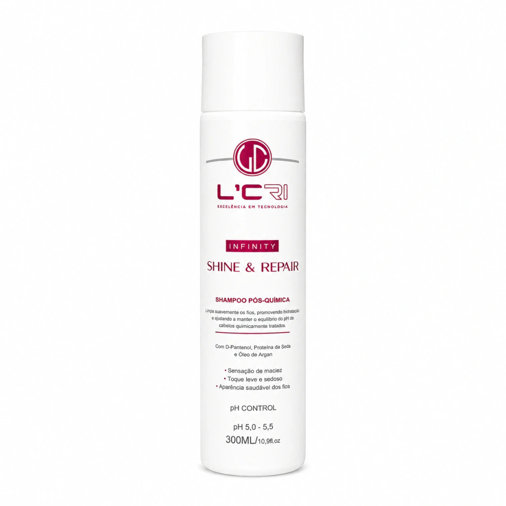 Shampoo Infinity Shine & Repair Pós Química L'Cri 300ml