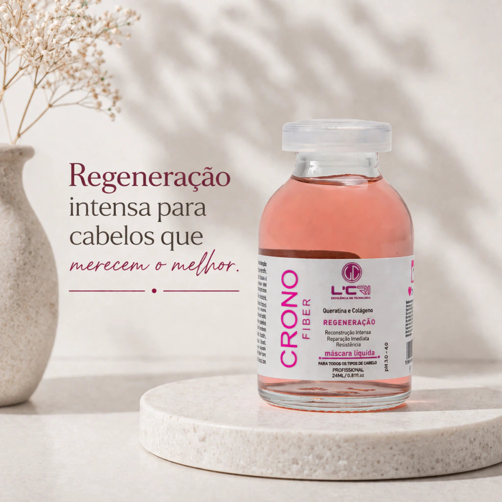 Máscara Líquida Crono Fiber Regeneração 24ml L'Cri - imagem 3